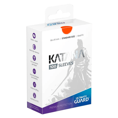 Protector Ultimate Guard Katana Standard Size 100un. - Orange