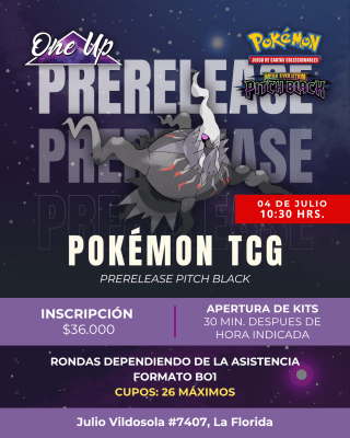 Prerelease Pokémon Pitch Black [AM]1