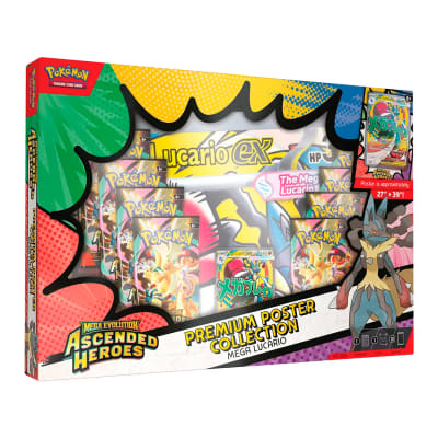 Pokemon TCG Ascended Heroes - Premium Poster Collection Mega Lucario (Inglés)