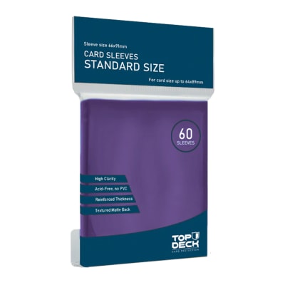 Protectores Top Deck Standard Purple1