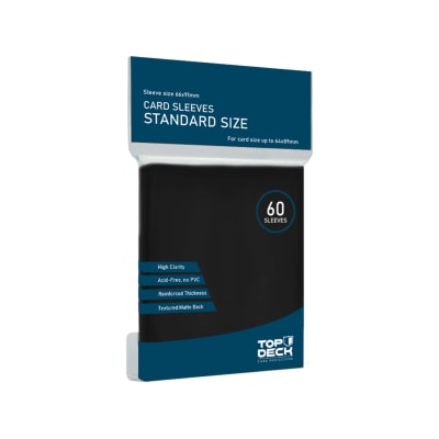 Protectores Top Deck Standard Black1