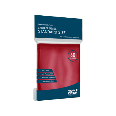 Protectores Top Deck Standard Red1