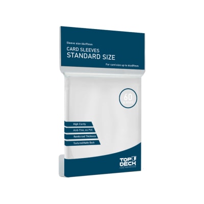 Protectores Top Deck Standard White1