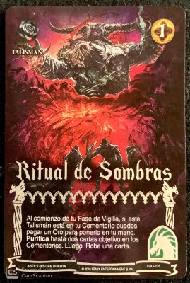 Ritual de Sombras Legendario Ritual de Sombras Legendario