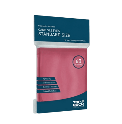 Protectores Top Deck Standard Pink1
