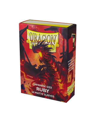 Protector Dragon Shield Japanese Matte 60u. - Ruby1