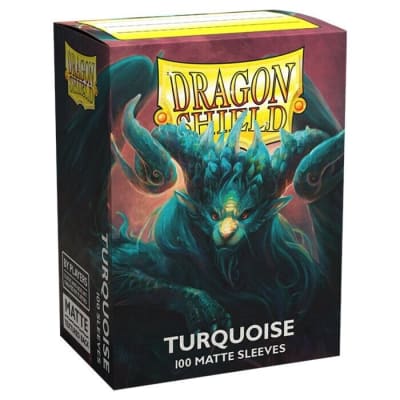 Protector Dragon Shield Standard Matte 100u. - Turquoise