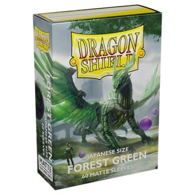 Protector Dragon Shield Japanese Matte 60u. - Forest Green