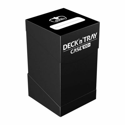 Deckbox Deck'N'Tray 100 unds. C/Porta dados - Black Deckbox Deck'N'Tray 100 unds. C/Porta dados - Black