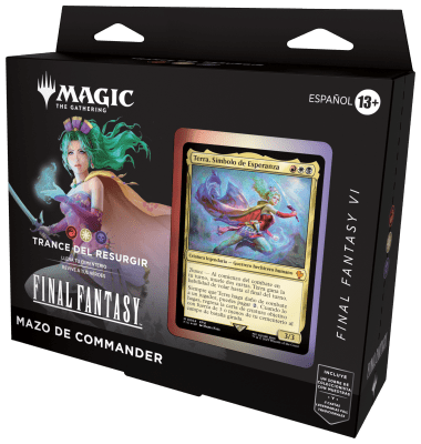 MTG Final Fantasy Commander Deck Español ''Trance De Resurgir''