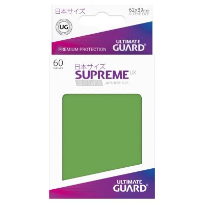 Protectores Japanese Small 60 Unidades Matte Verde Ultimate-Guard1
