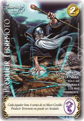Producir Terremoto Rework