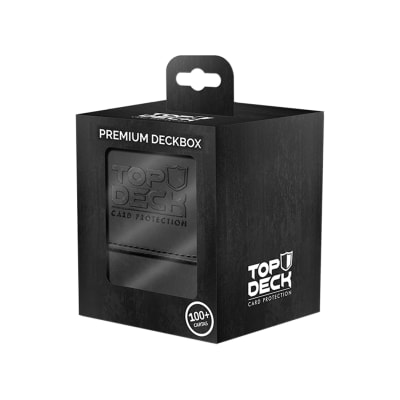 Deck Box Top Deck Top Box Premium 100+ Black