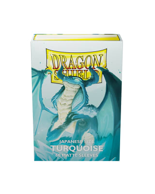 Protector Dragon Shield Japanese Matte 60u. - Turquoise