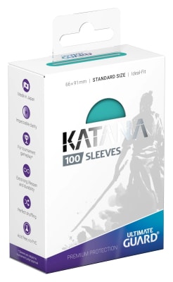 Protector Ultimate Guard Katana Standard Size 100un. - Turquoise