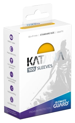 Protector Ultimate Guard Katana Standard Size 100un. - Yellow