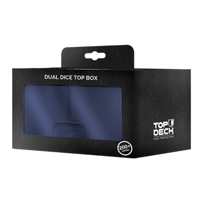 Deck Box Top Deck Dual Dice Top Box 200 Blue