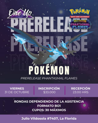 Pre-Release Pokémon Llamaradas Fantasmales