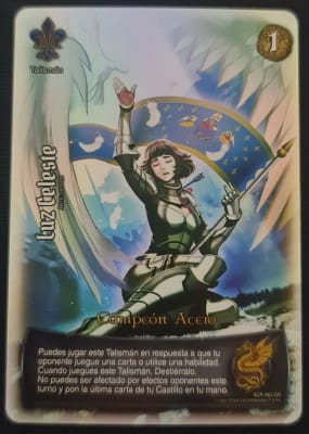 Luz Celeste Campeón Acero