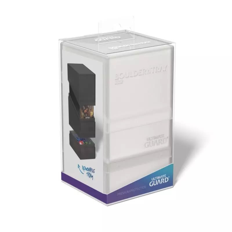 Deckbox Ultimate Guard Boulder'N'Tray 100+ Cartas - Clear | One Up Store | Los Mejores
