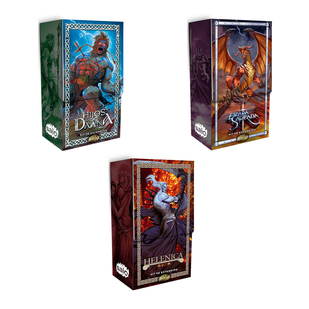 Kit Extensión Primer Bloque Helénica + Espada Sagrada + Hijos de Daana