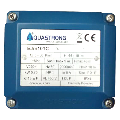 Electrobomba 220v/50hz 1HP EJm101C Aquastrong Electrobomba 220v/50hz 1HP EJm101C Aquastrong