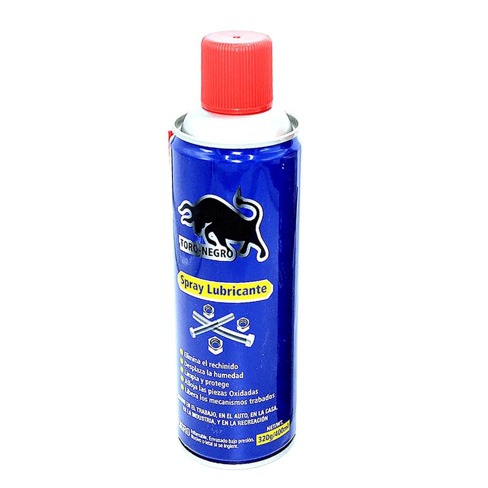 1 Spray Lubricante Toro Negro 320G/400ML TN0192 | Ferreteronline.cl