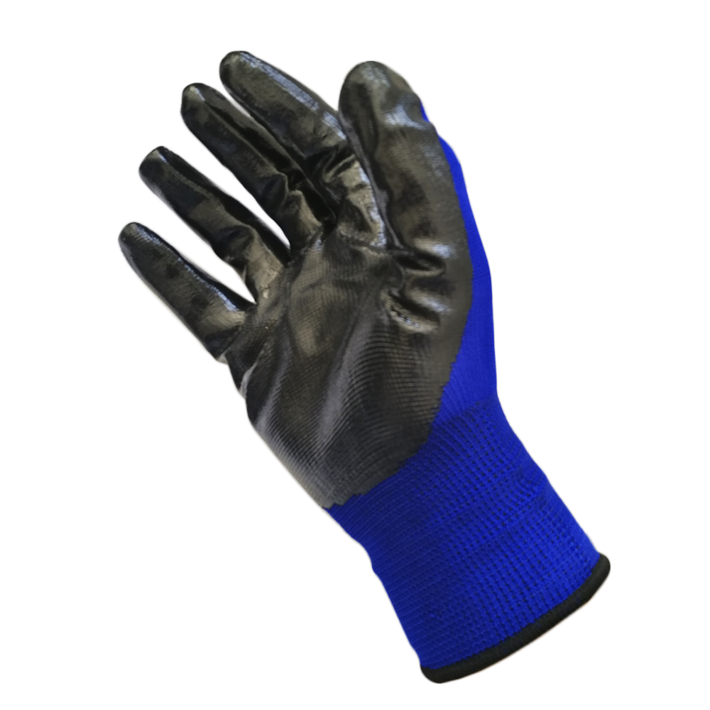 Guantes Seguridad Tela + Goma 8 Pulg. GD012 | Ferreteronline.cl