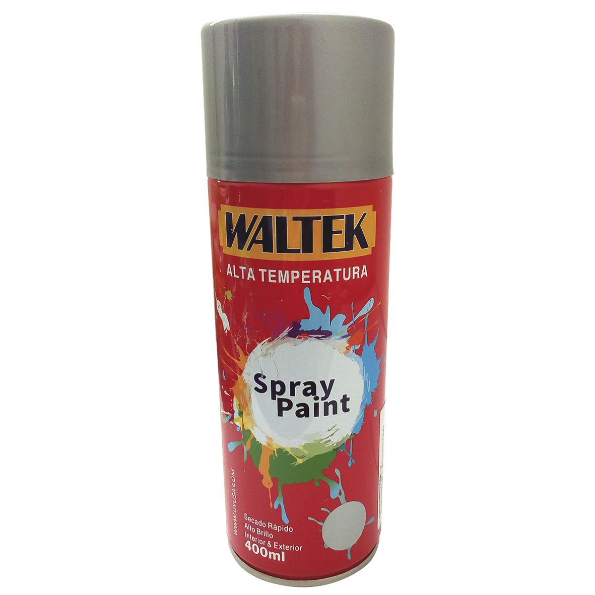 PINTURA ALTA TEMPERATURA SPRAY PLATEADO 400ml. WT3AL1300