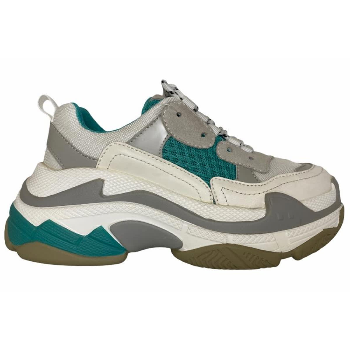 Zapatilla 7242 Blanca y Calipso | Poeme Calzados 2022 ®