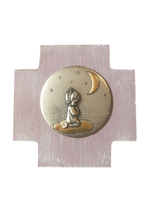 CRUZ CUADRADA COLOR NIÑA 10CM