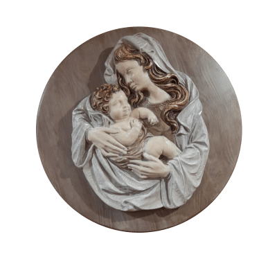 TABLA REDONDA CON FIGURA