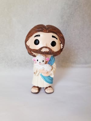 JESÚS MUÑECO DE ACCIÓN BUEN PASTOR