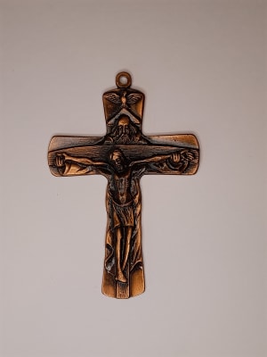 CRUZ SANTISIMA TRINIDAD BRONCE