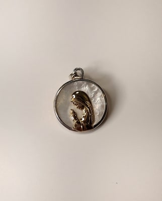 MEDALLA NACAR DUBLE 17 MM