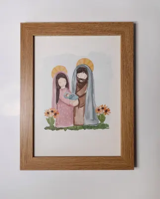 CUADRO VIRGEN 10X15