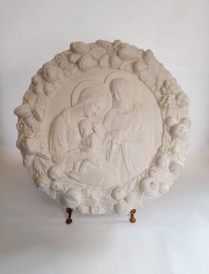 DISCO SAGRADA FAMILIA FIBRA DE VIDRIO  38CM