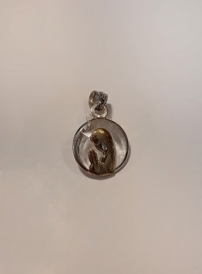 MEDALLA CRISTAL DUBLE 12 MM