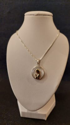 MEDALLA CRISTAL DUBLE 17 MM