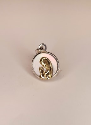 MEDALLA NACAR DUBLE 12 MM