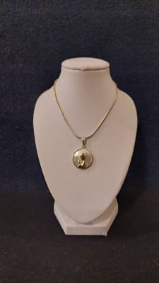 MEDALLA NACAR DUBLE 17 MM