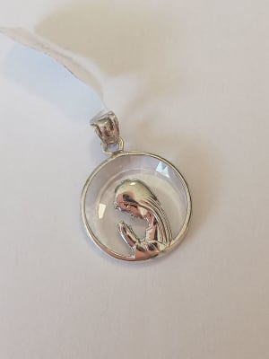 MEDALLA CRISTAL AG 17MM