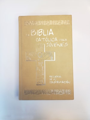 LA BIBLIA CAT PARA JOVENES CONFIRMACION  PLATA