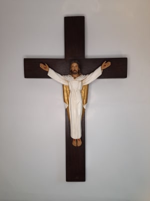 CRUZ CRISTO RESUCITADO 30 CM