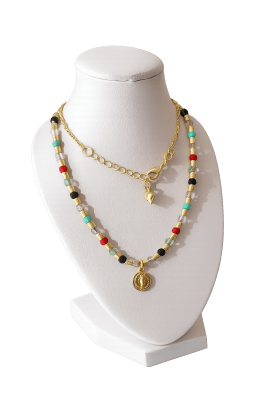 COLLAR CRISTAL MULTICOLOR