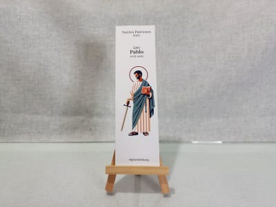 SEPARADOR DE LIBRO SANTOS PATRONOS