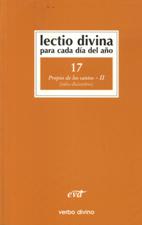 LECTIO DIVINA  17 PROPIO DE LOS  SANTOS -II  JULIO DCBRE