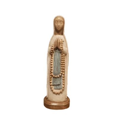 VIRGEN DE LOURDES INDIA 15CM