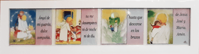 CUADRO ANGEL DE LA GUARDA 13X47
