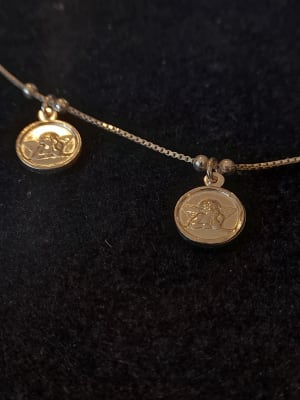 PULSERA DE PLATA MEDALLAS DE ANGEL